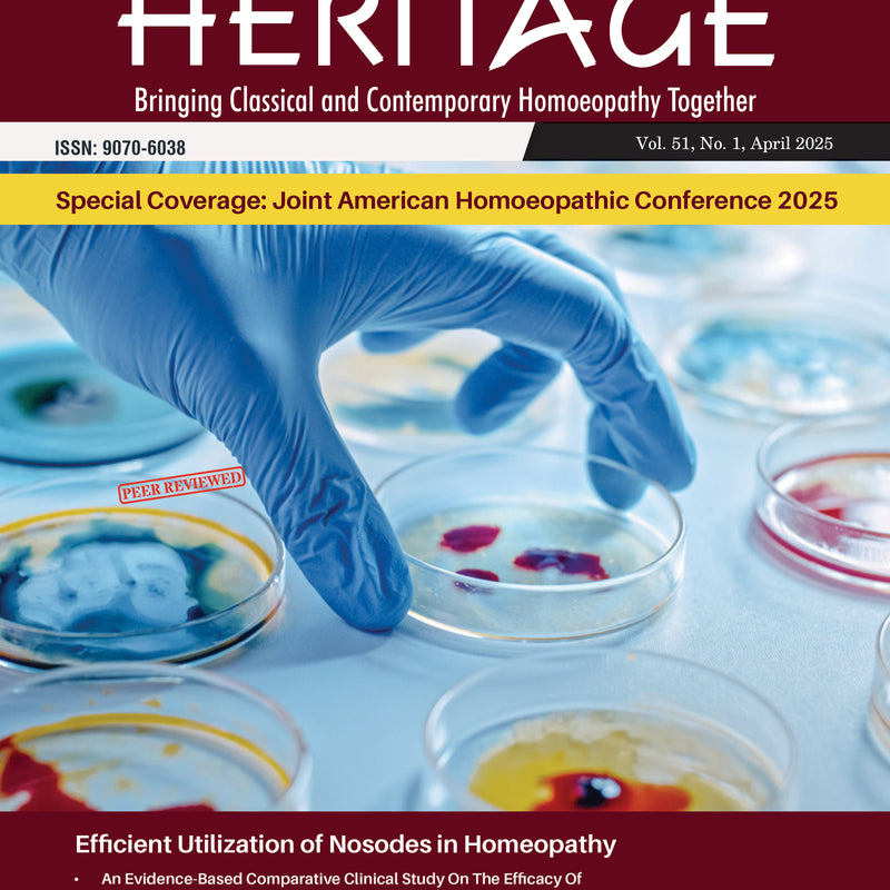 The Homoeopathic Heritage (APRIL 2025), by