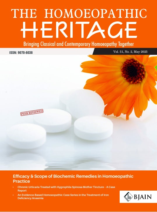 The Homoeopathic Heritage (MAY 2025), by