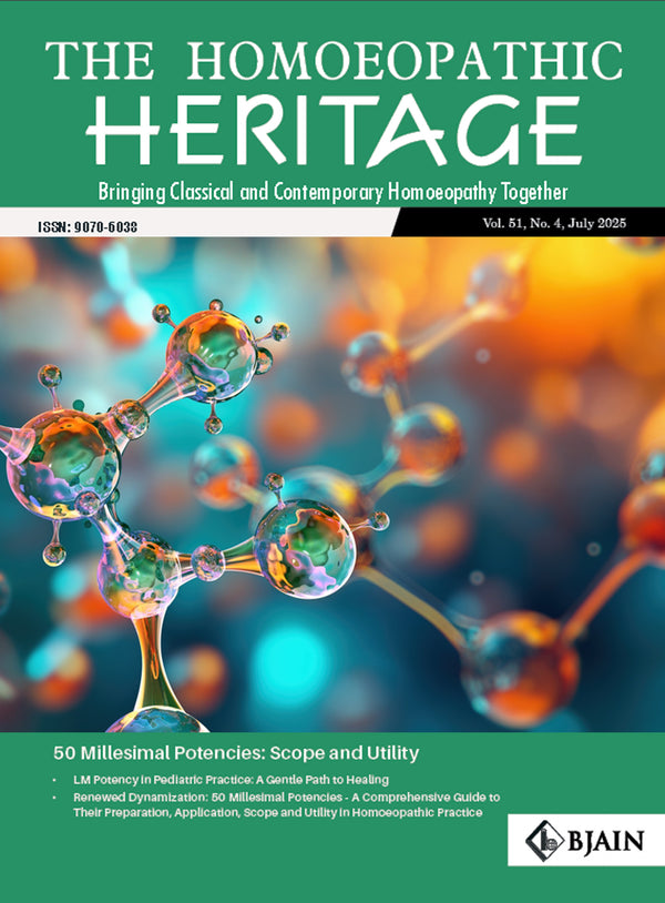 The Homoeopathic Heritage (JULY 2025), by