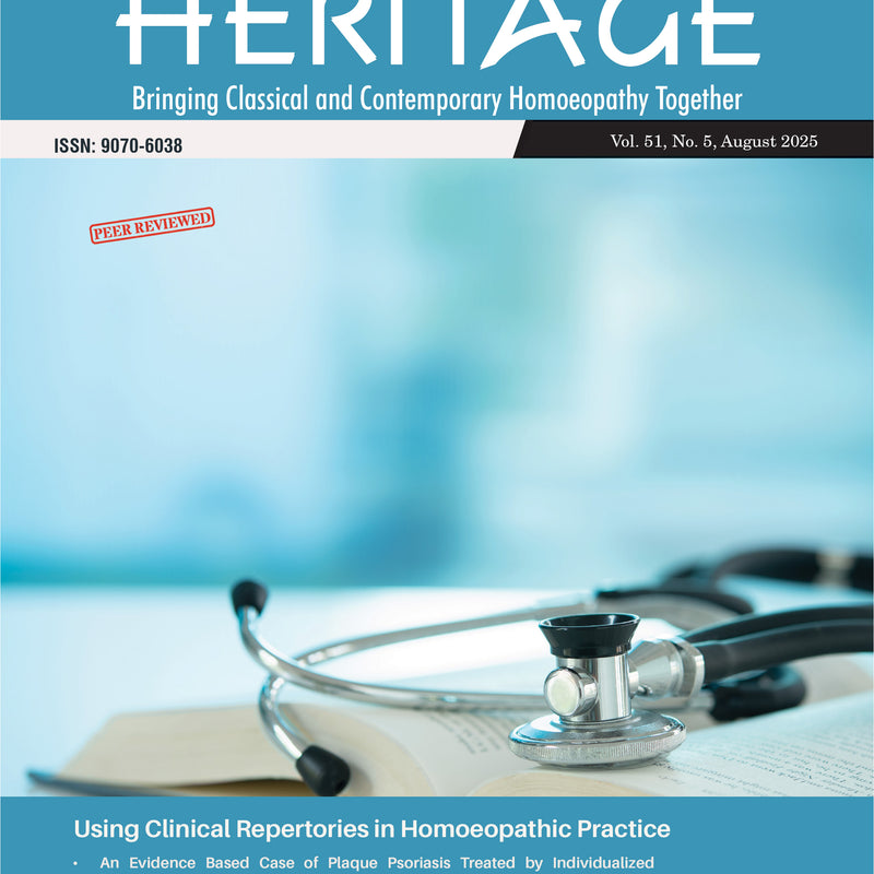 The Homoeopathic Heritage (AUGUST 2025), by