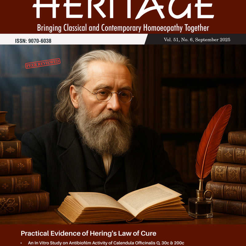 The Homoeopathic Heritage (SEPTEMBER 2025), by