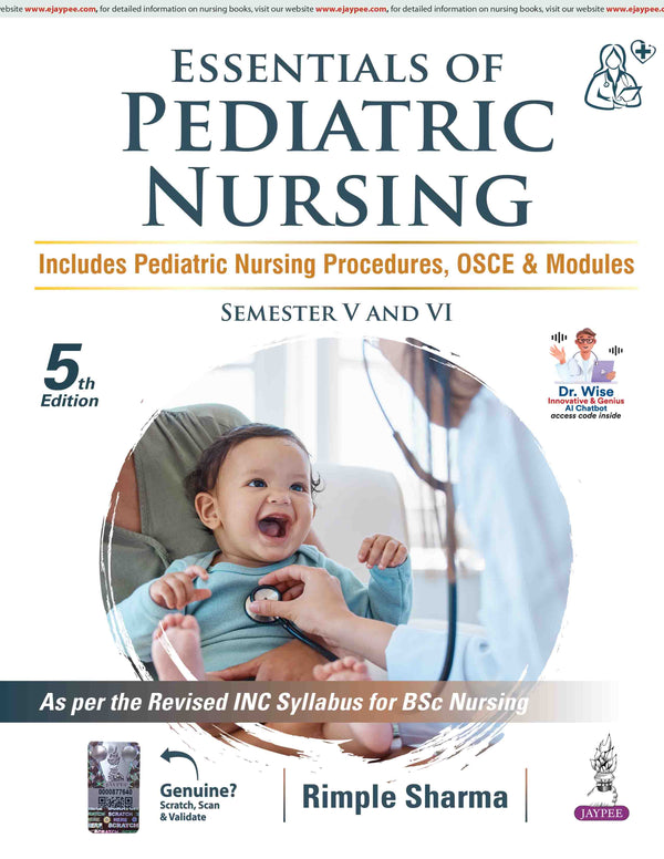ESSENTIALS OF PEDIATRIC NURSING, 5/E, BY, RIMPLE SHARMA