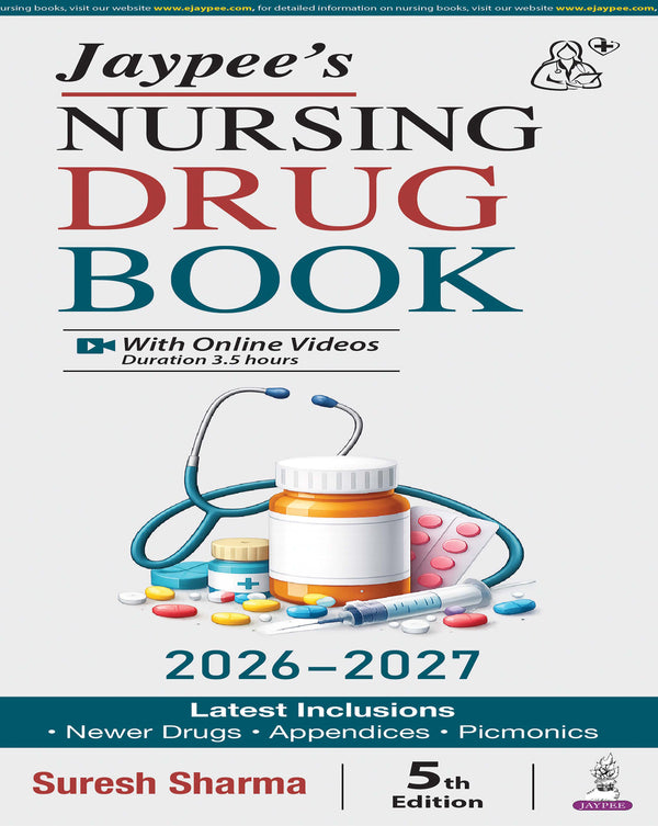 JAYPEE'S NURSING DRUG BOOK (2026-2027), 5/E, BY, SURESH SHARMA