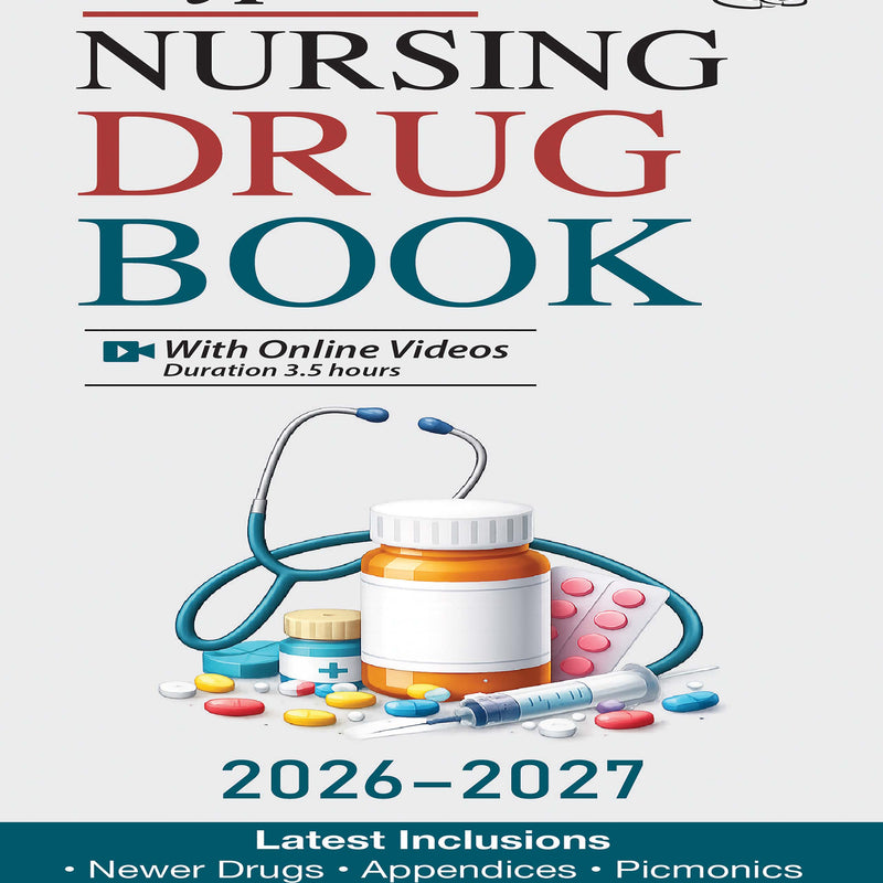 JAYPEE'S NURSING DRUG BOOK (2026-2027), 5/E, BY, SURESH SHARMA