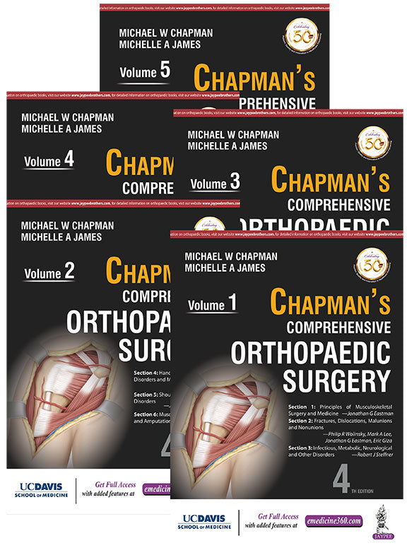 CHAPMAN'S COMPREHENSIVE ORTHOPEDIC SURGERY (5VOLS), 4/E, BY, MICHAEL W CHAPMAN