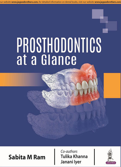 PROSTHODONTICS AT A GLANCE 1/E, 2018, SABITA M RAM