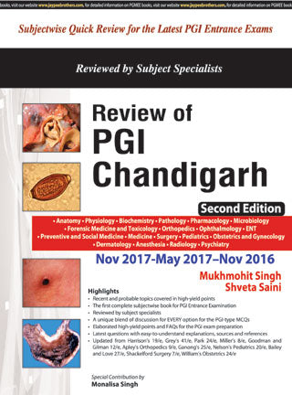 REVIEW OF PGI CHANDIGARH, 2/E, BY, MUKHMOHIT SINGH