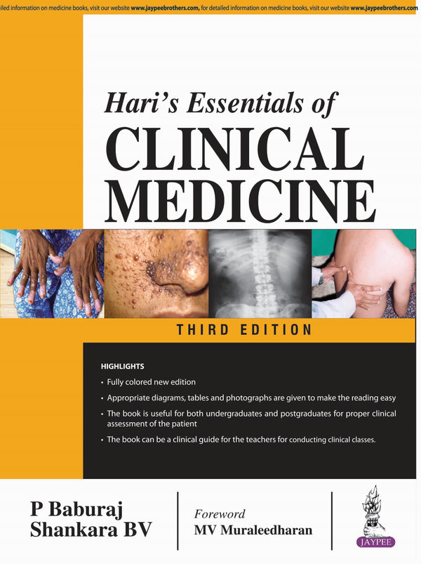 HARI'S ESSENTIALS OF CLINICAL MEDICINE, 3/E, BY, BABURAJ P