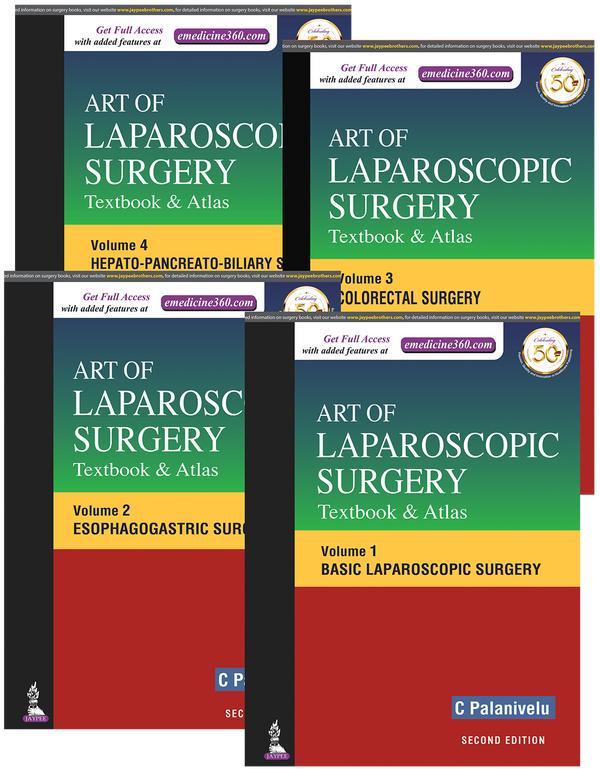 ART OF LAPAROSCOPIC SURGERY: TEXTBOOK & ATLAS (4 VOLUMES), 2/E R.P., BY, C PALANIVELU