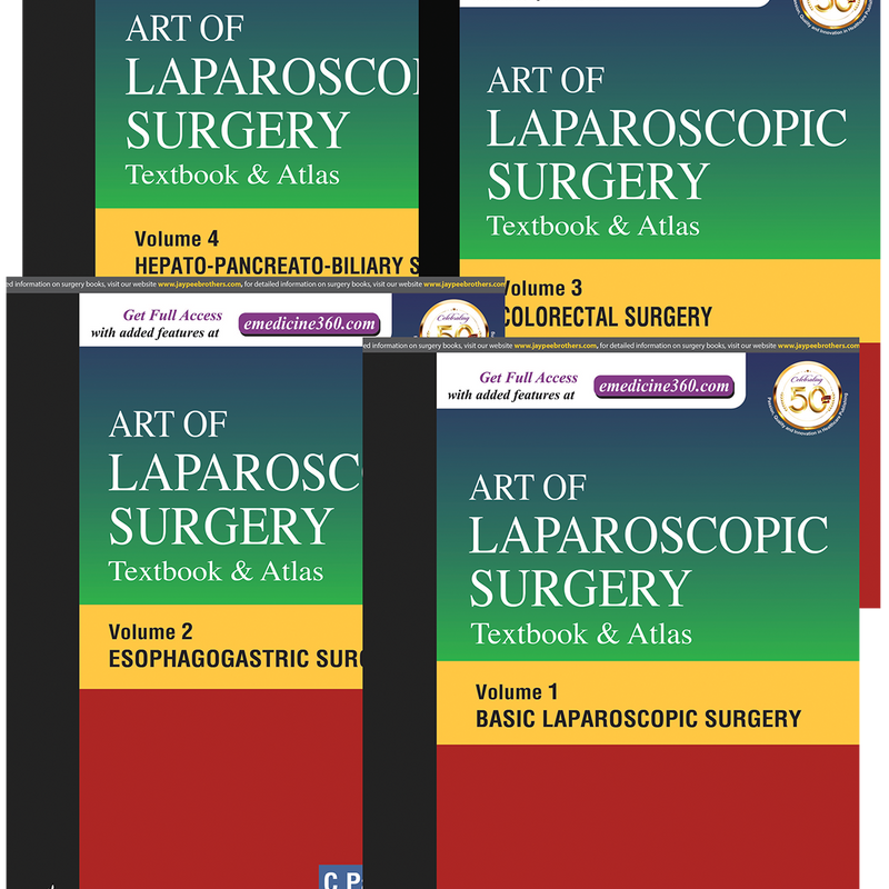 ART OF LAPAROSCOPIC SURGERY: TEXTBOOK & ATLAS (4 VOLUMES), 2/E R.P., BY, C PALANIVELU