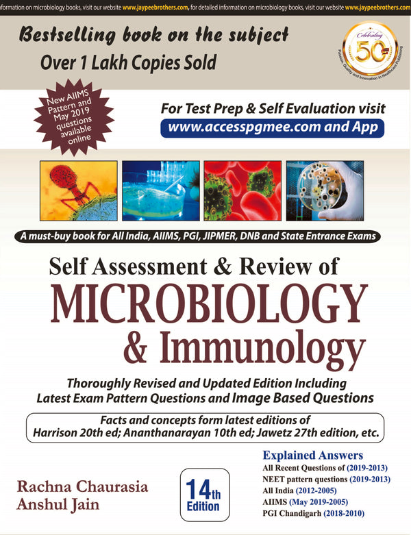 SELF ASSESSMENT & REVIEW OF MICROBIOLOGY & IMMUNOLOGY, 14/E, BY, RACHNA CHAURASIA