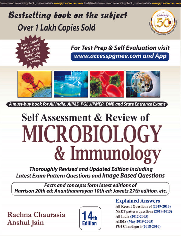 SELF ASSESSMENT & REVIEW OF MICROBIOLOGY & IMMUNOLOGY 14/E, 2019, RACHNA CHAURASIA
