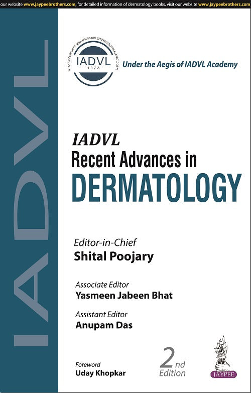 IADVL RECENT ADVANCES IN DERMATOLOGY, 2/E, BY, SHITAL POOJARY