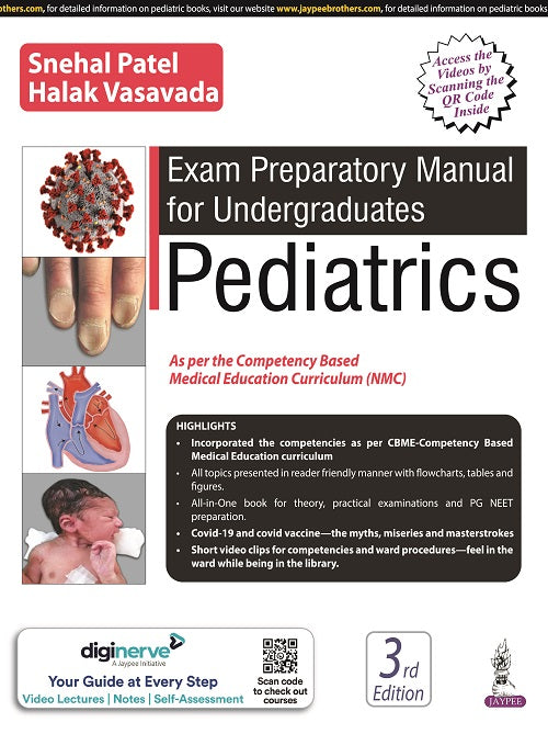 EXAM PREPARATORY MANUAL FOR UNDERGRADUATES PEDIATRICS 3/E, 2022, SNEHAL PATEL