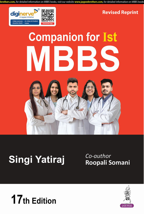 COMPANION FOR 1ST MBBS, 17/E,REV.R.P., BY, SINGI YATIRAJ