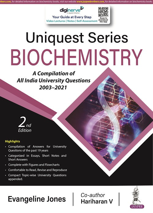 UNIQUEST SERIES BIOCHEMISTRY, 2/E, BY, EVANGELINE JONES