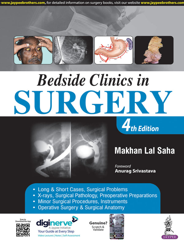 BEDSIDE CLINICS IN SURGERY 4/E R.P., 2025, MAKHAN LAL SAHA