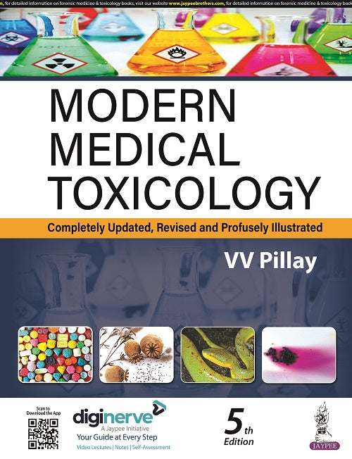 MODERN MEDICAL TOXICOLOGY, 5/E R.P., BY, VV PILLAY