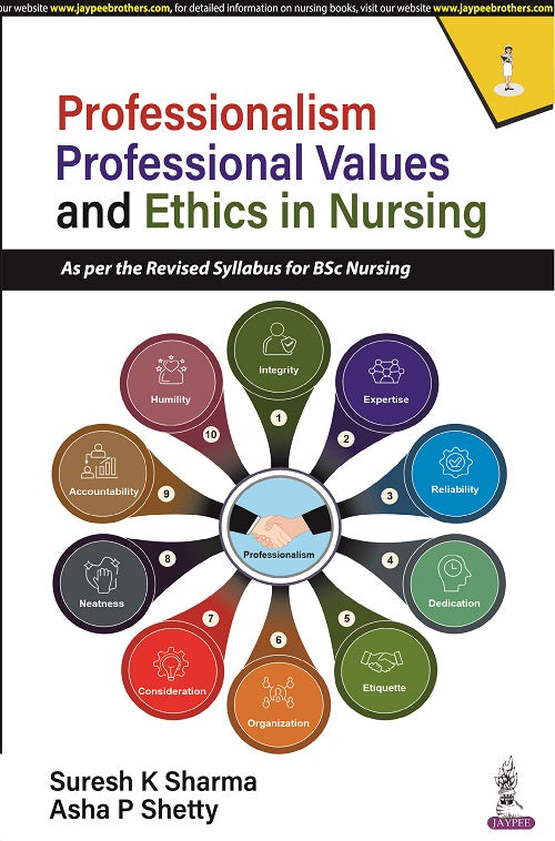 PROFESSIONALISM, PROFESSIONAL VALUES AND ETHICS IN NURSING 1/E R.P., 2025, SURESH K SHARMA