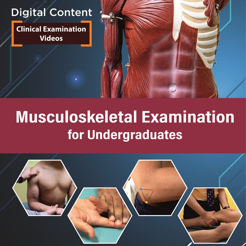 MUSCULOSKELETAL EXAMINATION FOR UNDERGRADUATES (DIGITAL CONTENT: CLINICAL EXAMINATION VIDEOS) 1/E, 2023, VIVEK PANDEY