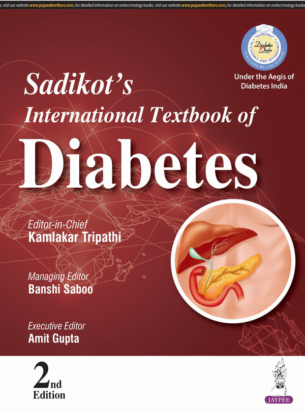 SADIKOT'S INTERNATIONAL TEXTBOOK OF DIABETES, 2/E, BY, KAMLAKAR TRIPATHI