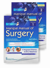 MANIPAL MANUAL OF SURGERY 6ED 2 VOL SET (PB 2023) (CBME EDITION)