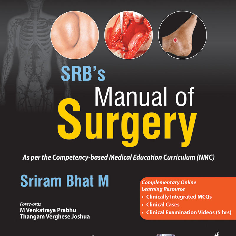 SRB’S MANUAL OF SURGERY 7/E R.P., 2025, SRIRAM BHAT M