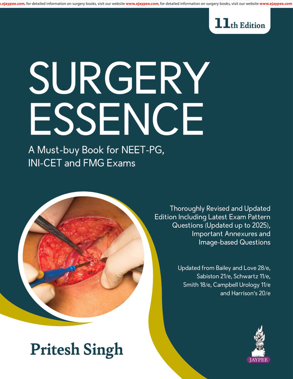 SURGERY ESSENCE, 11/E, BY, PRITESH SINGH