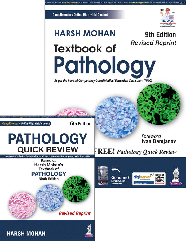 TEXTBOOK OF PATHOLOGY (FREE PATHOLOGY QUICK REVIEW), 9/E,REV.R.P., BY, HARSH MOHAN
