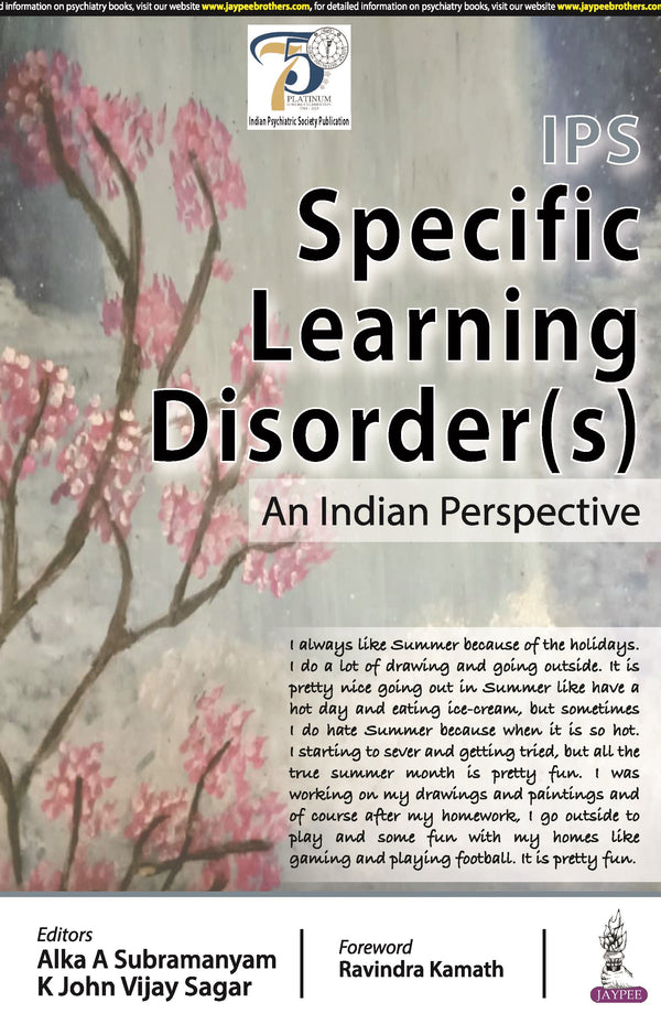 IPS SPECIFIC LEARNING DISORDERS (S): AN INDIAN PERSPECTIVE, 1/E R.P., BY, ALKA A SUBRAMANYAM