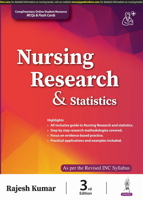 NURSING RESEARCH & STATISTICS, 3/E R.P., BY, RAJESH KUMAR