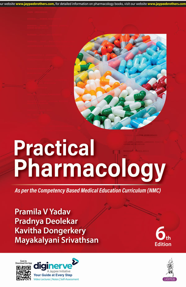 PRACTICAL PHARMACOLOGY 6/E R.P., 2025, PRAMILA V YADAV