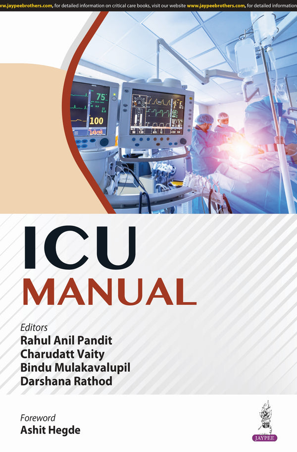 ICU MANUAL, 1/E, BY, RAHUL ANIL PANDIT