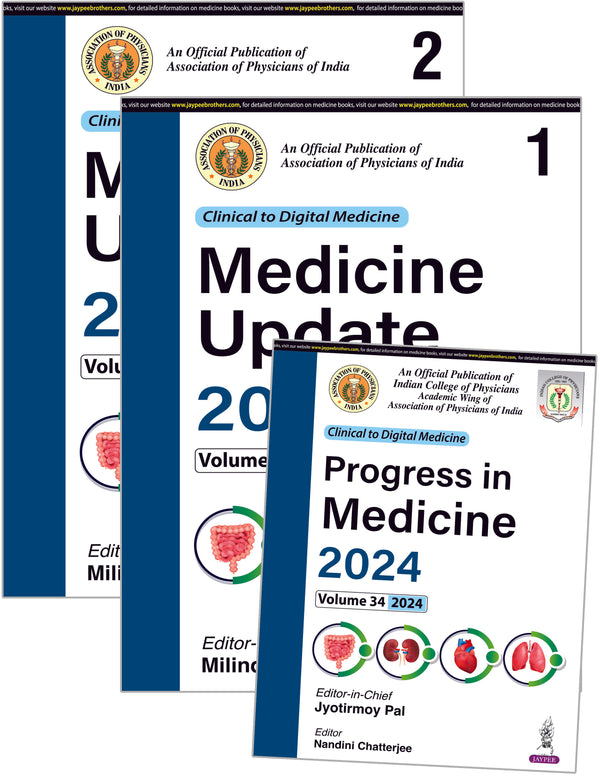 API MEDICINE UPDATE (2 VOLUMES) PROGRESS IN MEDICINE 2024 1/E, 2024, MILIND Y NADKAR