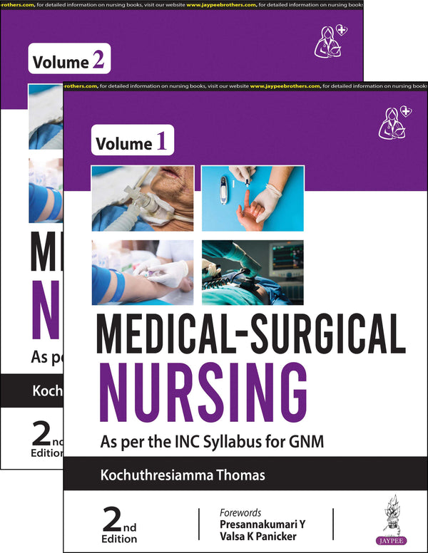 MEDICAL-SURGICAL NURSING (2 VOLS) 2/E R.P., 2025, KOCHUTHRESIAMMA THOMAS