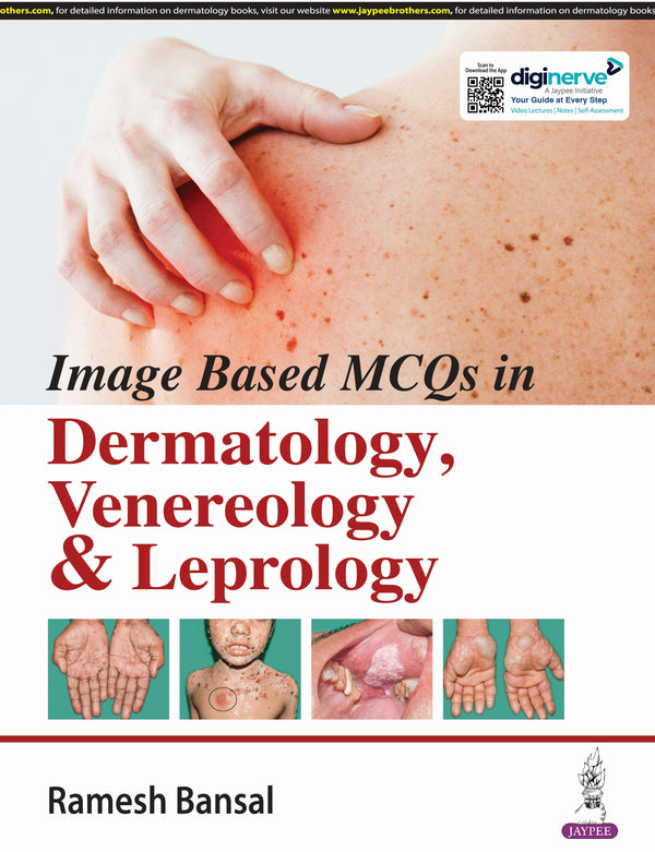 IMAGE BASED MCQ'S IN DERMATOLOGY, VENEREOLOGY & LEPROLOGY 1/E, 2024, RAMESH BANSAL
