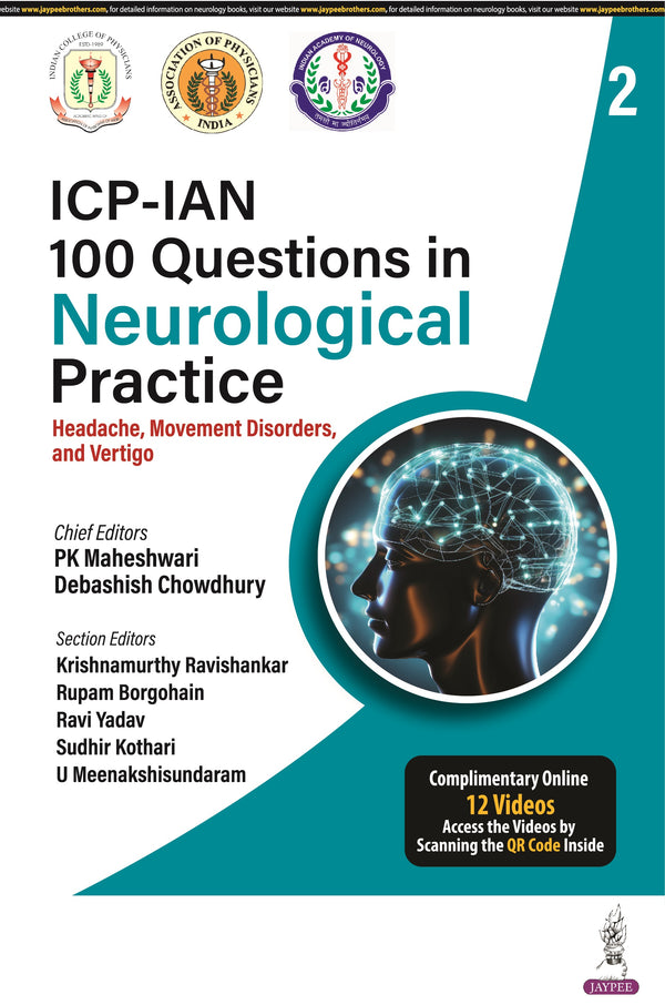 ICP-IAN 100 QUESTIONS IN NEUROLOGICAL PRACTICE (VOLUME 2), 1/E, BY, PK MAHESHWARI