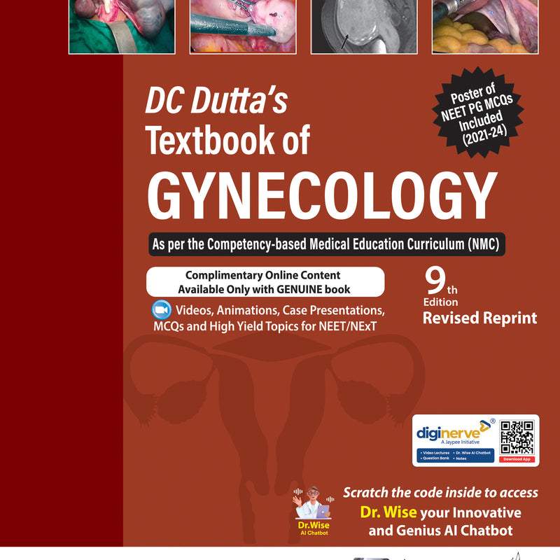 DC DUTTA'S TEXTBOOK OF GYNECOLOGY, 9/E,REV.R.P., BY, HIRALAL KONAR