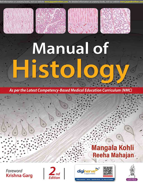 MANUAL OF HISTOLOGY, 2/E,R.P., BY, MANGALA KOHLI