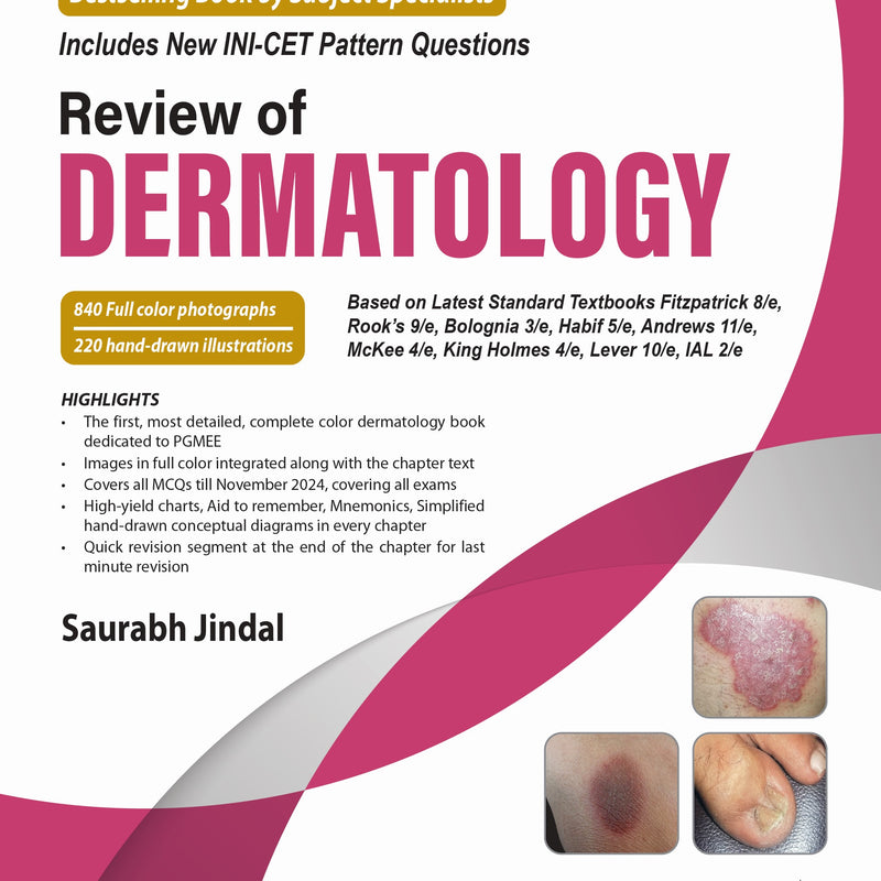 REVIEW OF DERMATOLOGY 7/E, 2025, SAURABH JINDAL