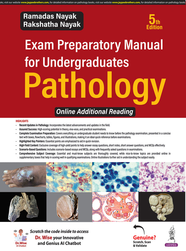 Exam Prep Manual for Pathology ug, 5/e, 2025 BY RAMADAS NAYAK