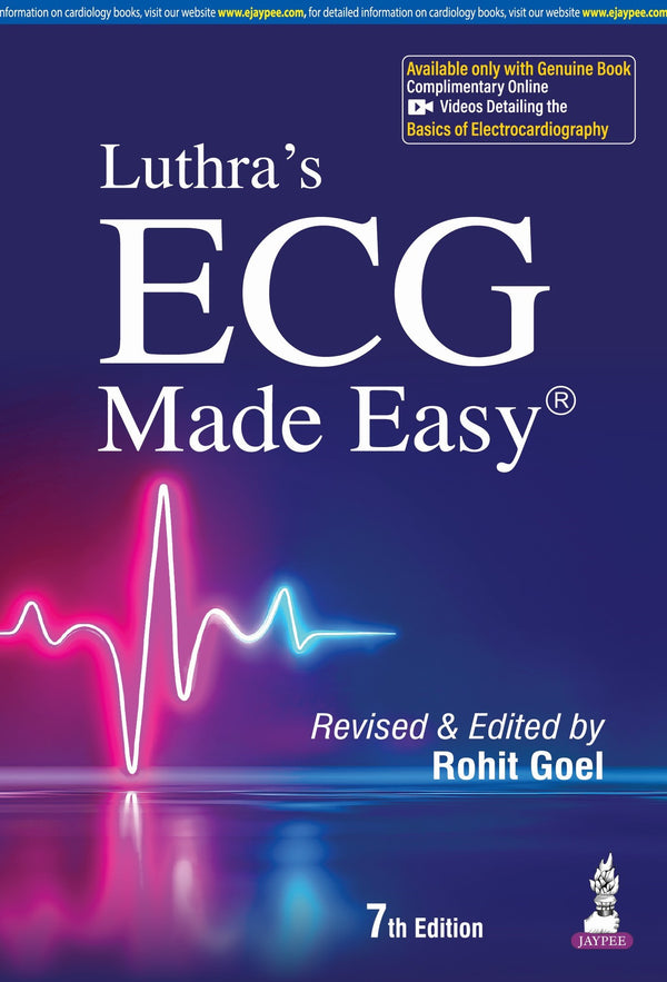 LUTHRA'S ECG MADE EASY, 7/E, BY, ROHIT GOEL