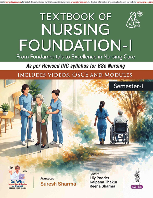 TEXTBOOK OF NURSING FOUNDATION-1, 1/E, BY, LILY PODDER