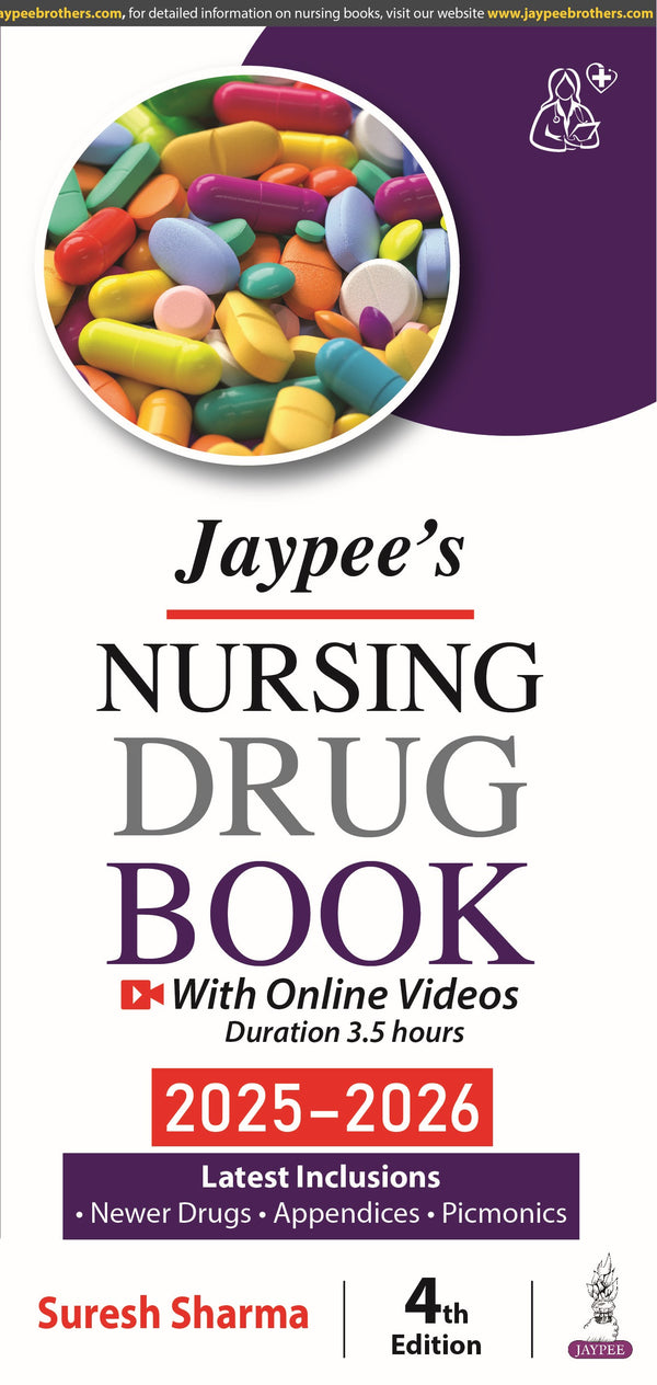 JAYPEE'S NURSING DRUG BOOK 2025-2026 4/E, 2025, SURESH SHARMA