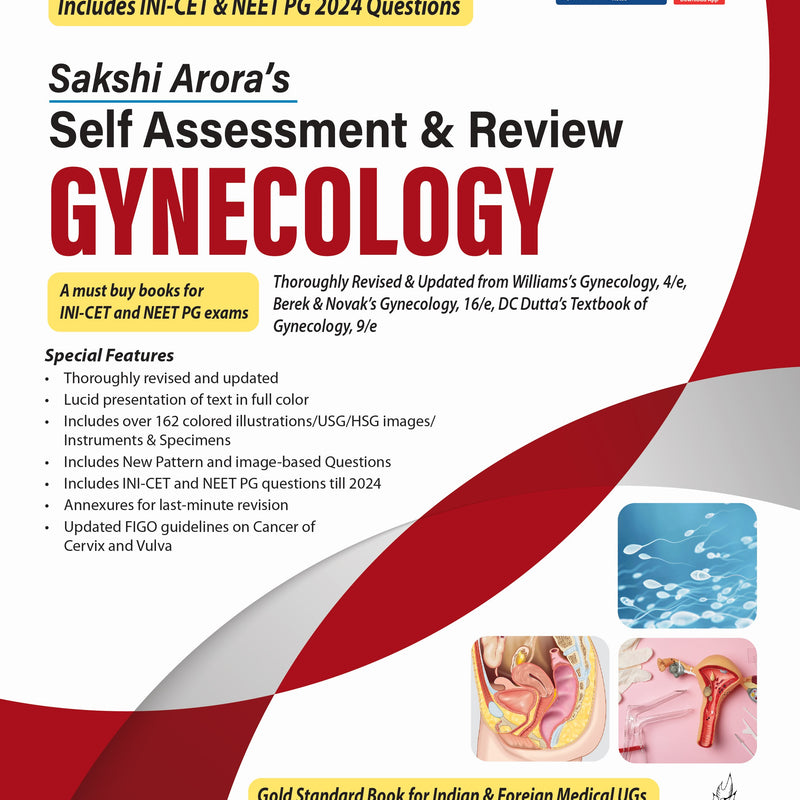 SAKSHI ARORA'S SELF ASSESSMENT & REVIEW GYNECOLOGY, 14/E, BY, ROSHINI P