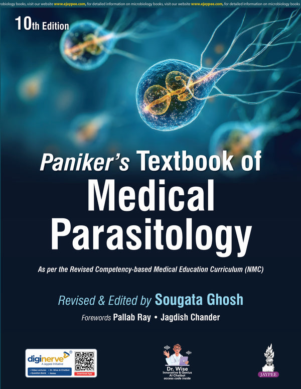 PANIKER'S TEXTBOOK OF MEDICAL PARASITOLOGY, 10/E, BY, SOUGATA GHOSH