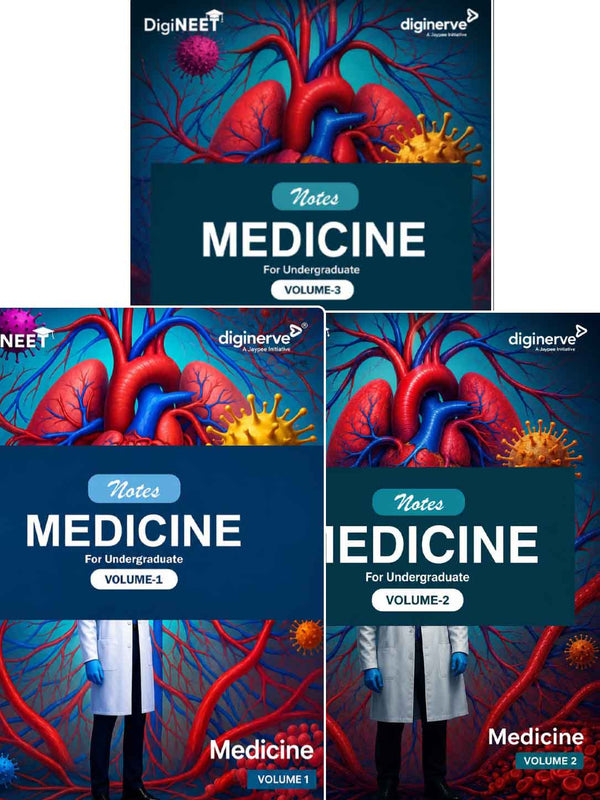 UG NOTES MEDICINE (3VOLS), 1/E, BY, ARCHITH BOLOOR