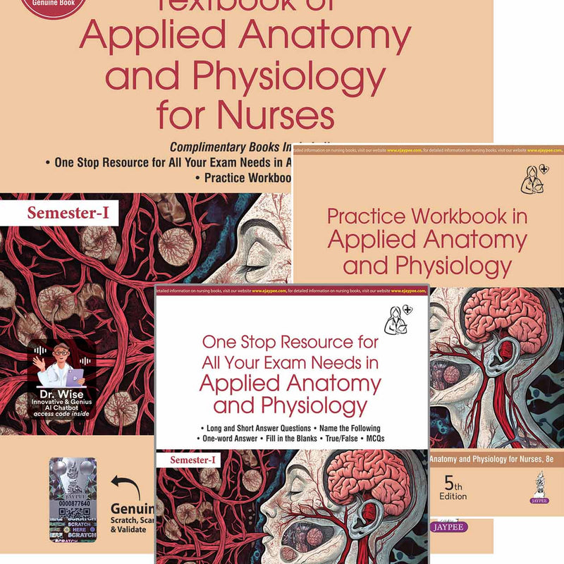 TEXTBOOK OF APPLIED ANATOMY AND PHYSIOLOGY FOR NURSES (COMPLIMENTARY BOOKS INCLUDED), 8/E, PR ASHALATHA