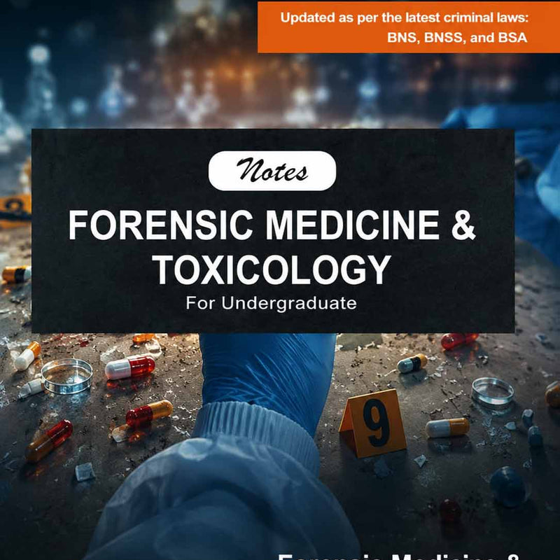 UG NOTES FORENSIC MEDICINE & TOXICOLOGY, 1/E R.P., BY, GAUTAM BISWAS