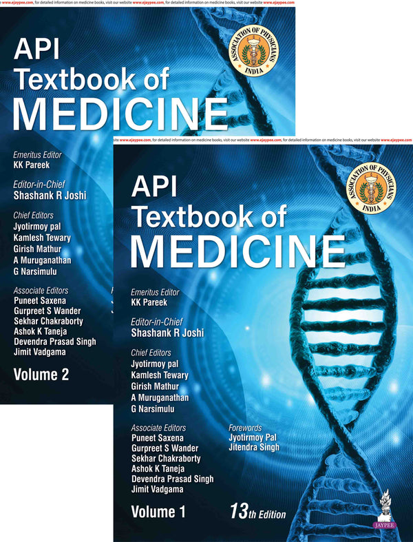 API TEXTBOOK OF MEDICINE (2VOLS), 13/E, BY, SHASHANK R JOSHI
